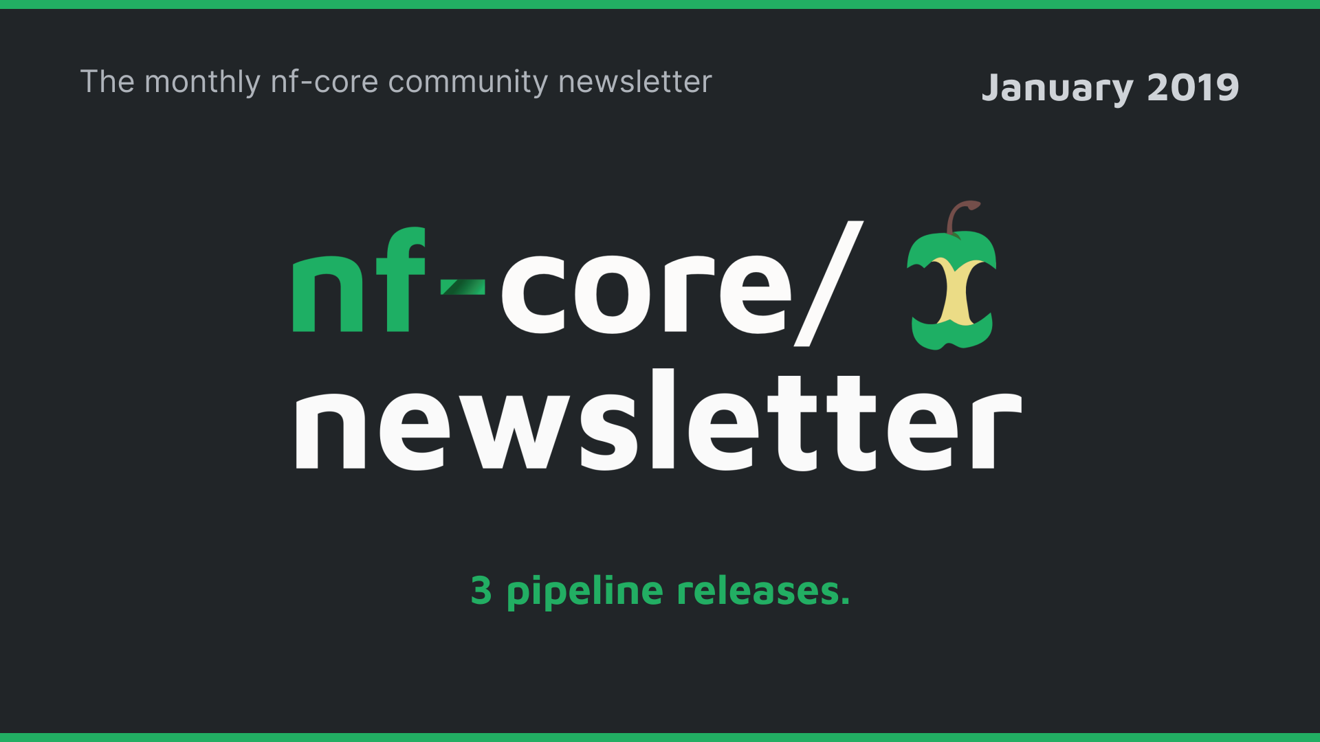 nf-core newsletter — January 2019