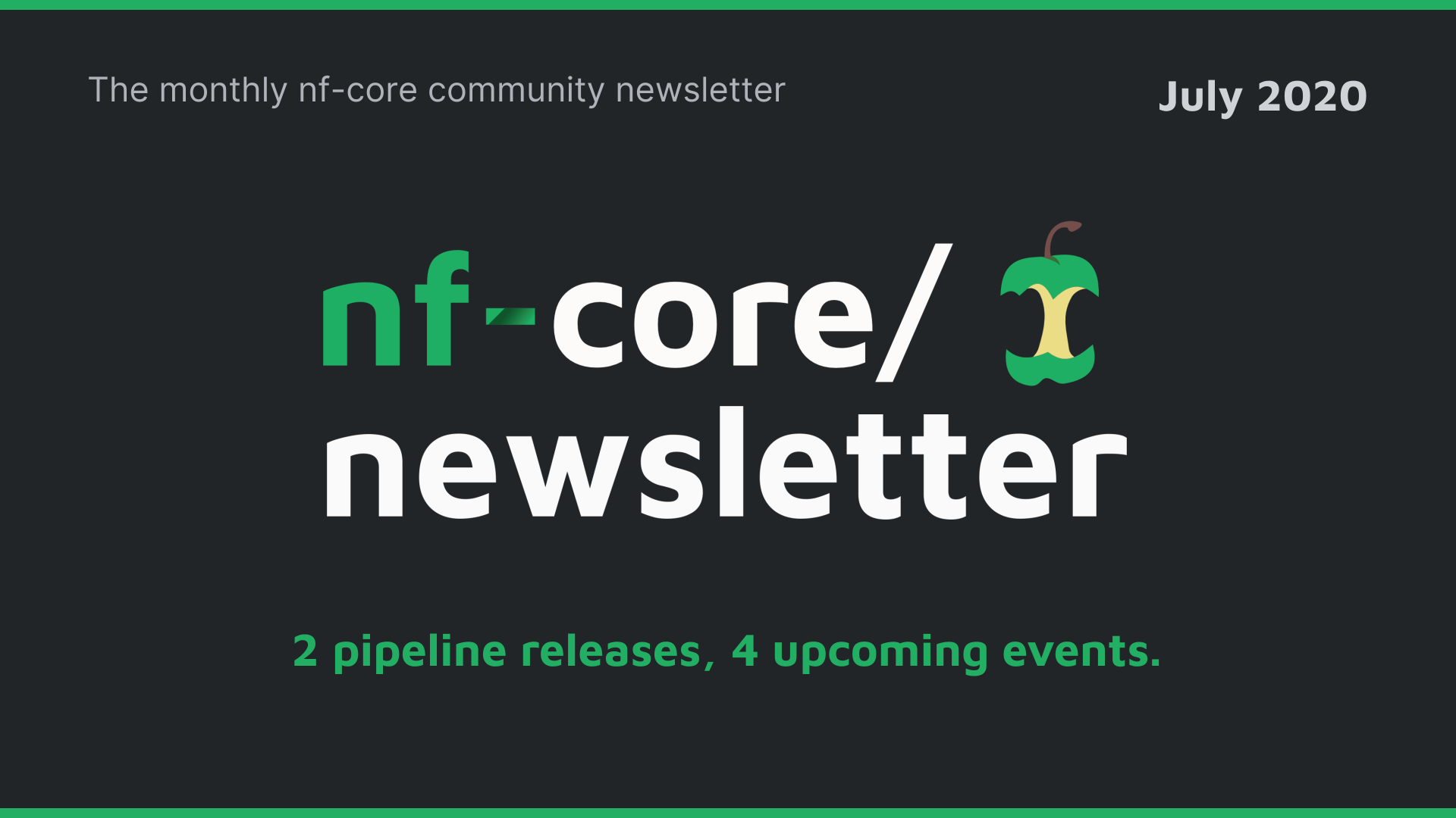 nf-core newsletter — July 2020