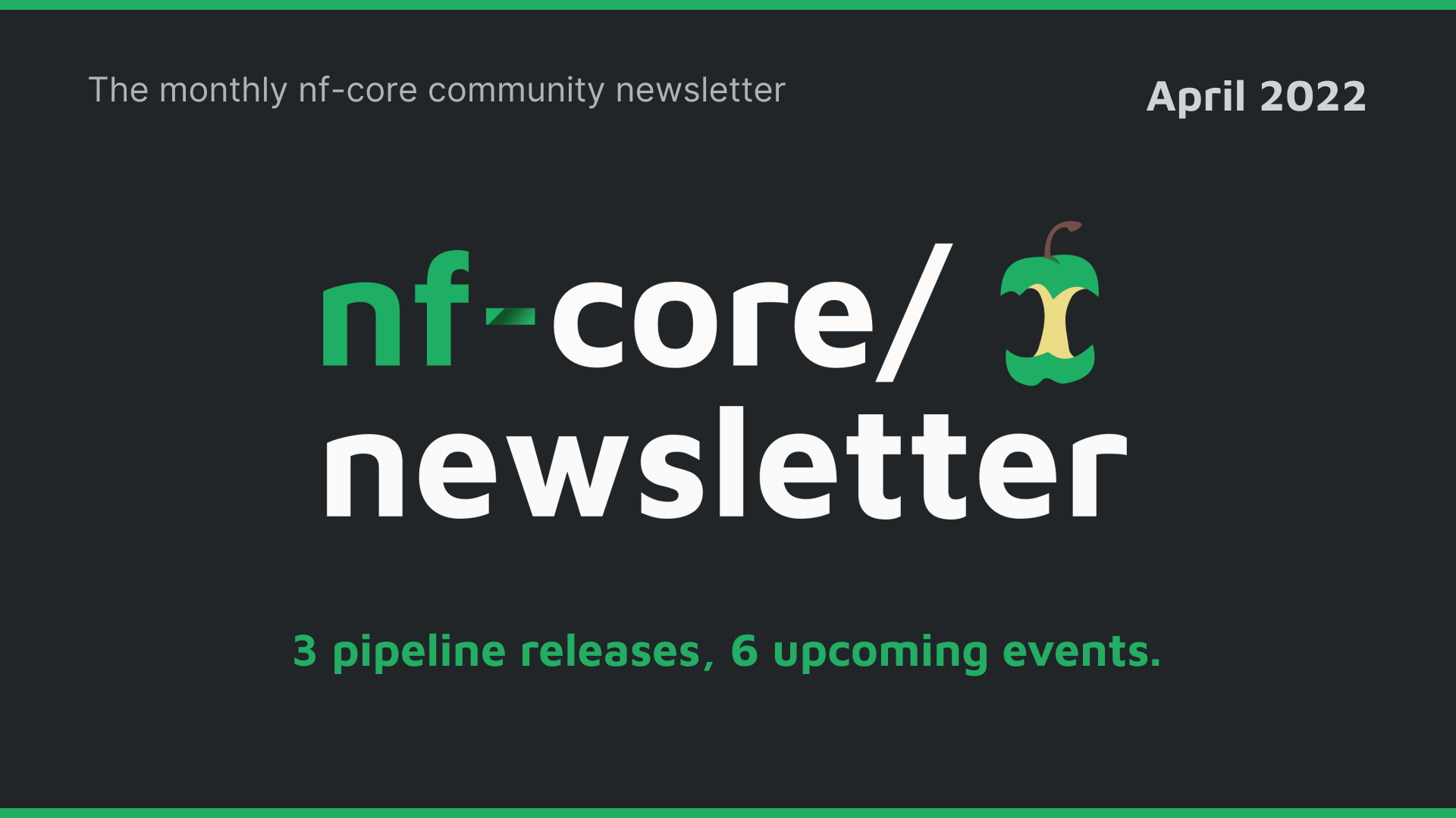 nf-core newsletter — April 2022