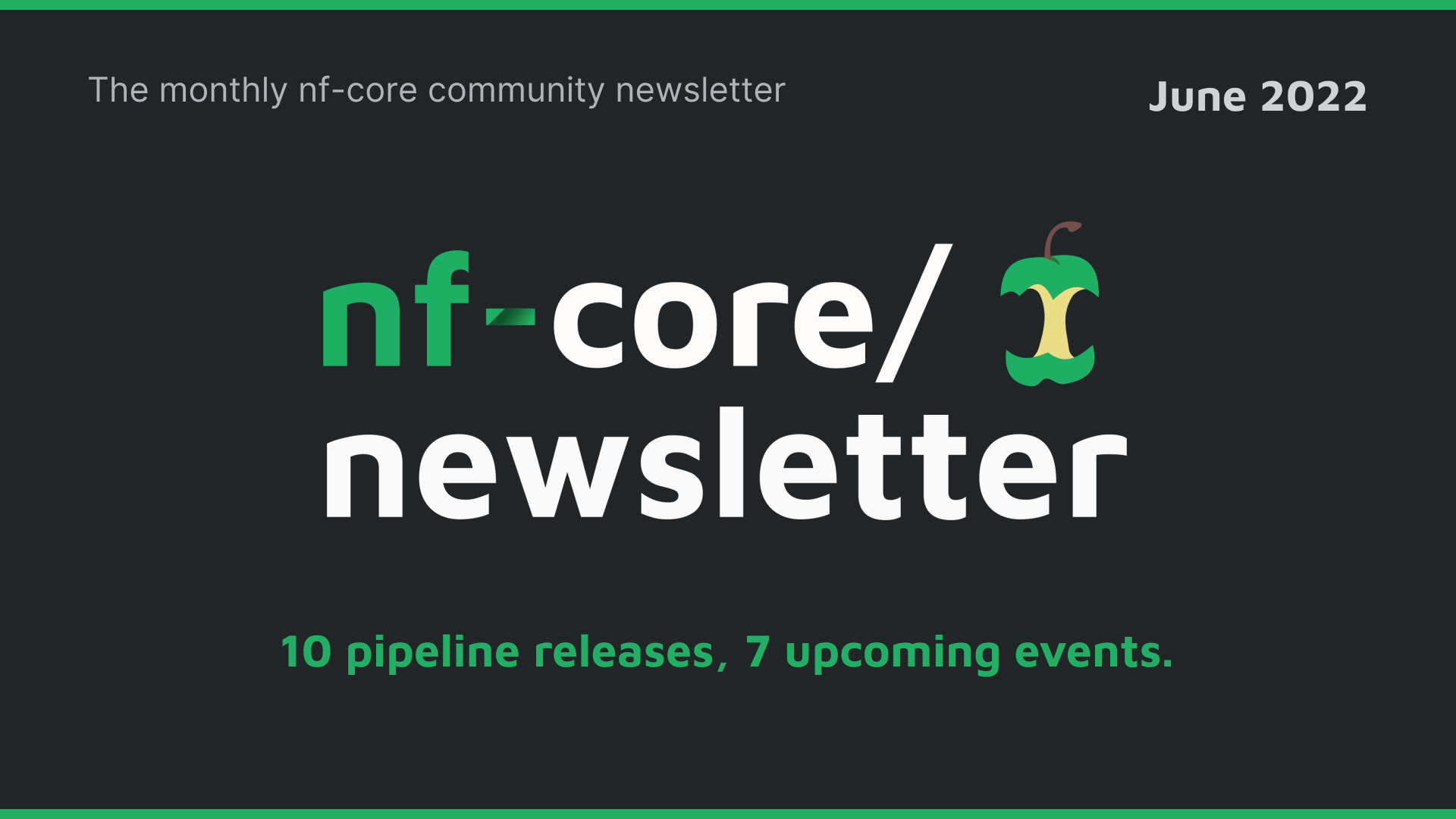 nf-core newsletter — June 2022