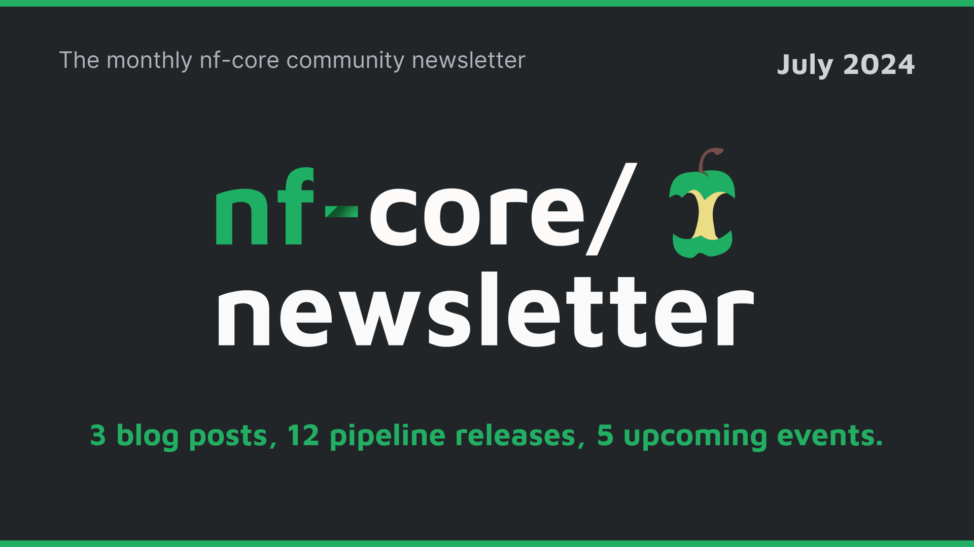 nf-core newsletter — July 2024