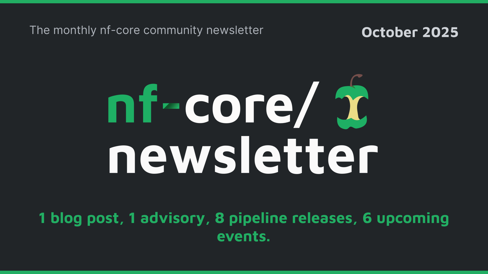 nf-core newsletter — October 2025