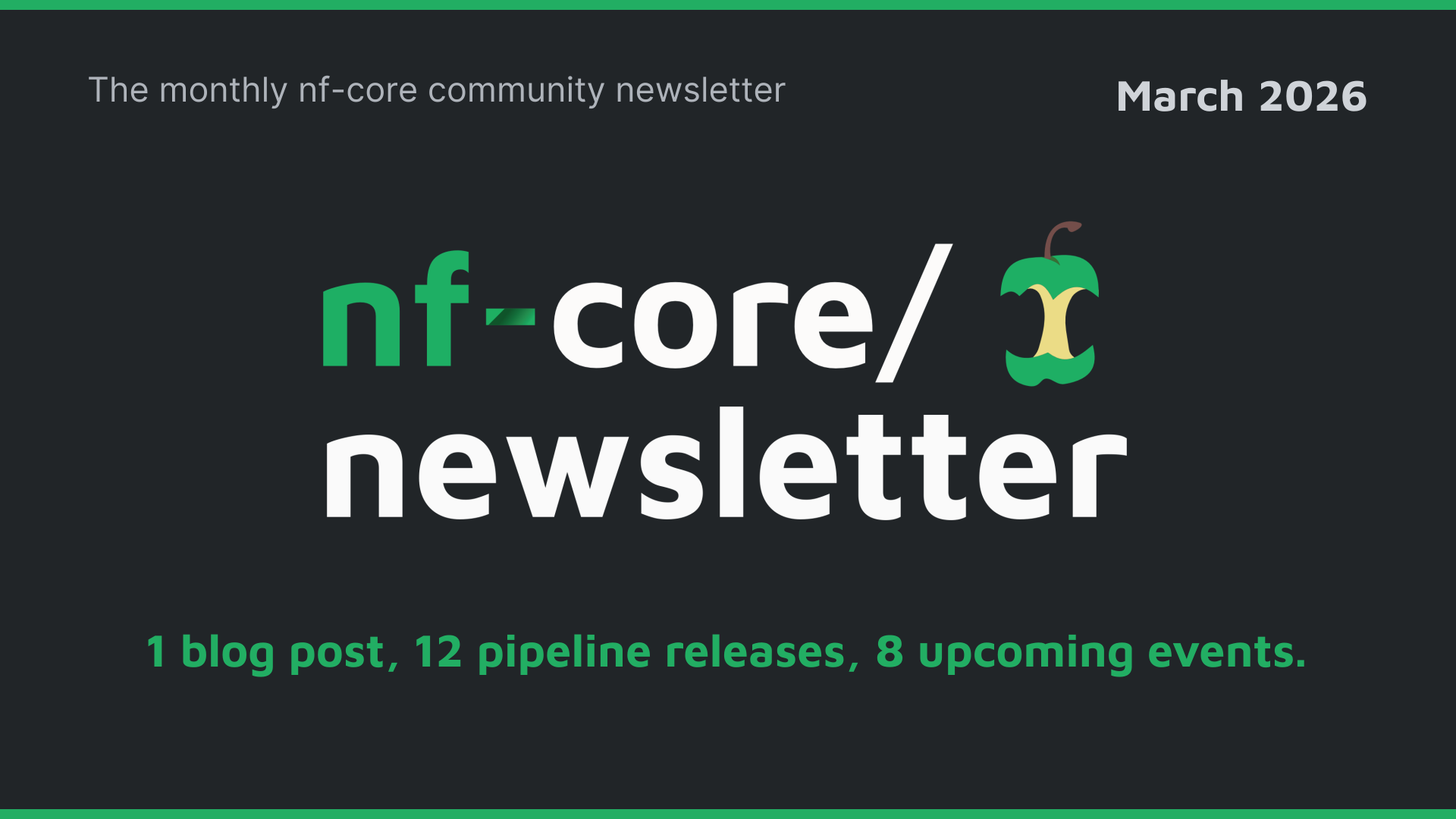 nf-core newsletter — March 2026